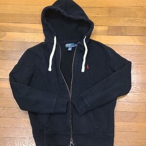 Polo by Ralph Lauren Men's Black Hoodie Jacket